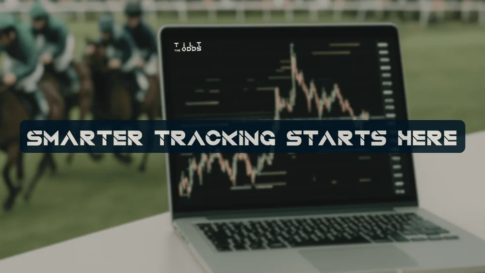 Illustration of the upgraded Tilt the Odds analytics dashboard with stats, time filters and bet data